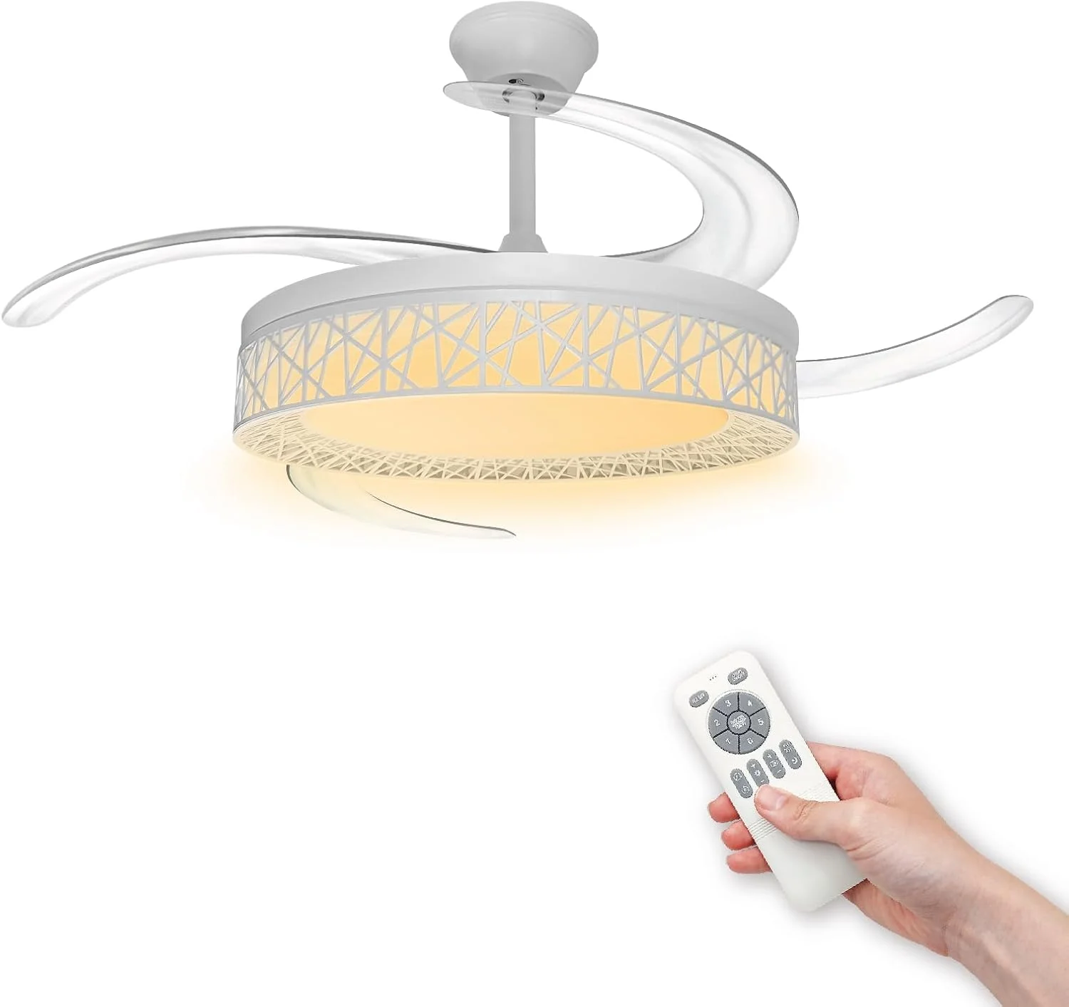 LED ATOMANT 2107CCTP1 ventilador de techo con luz 109 cm barato