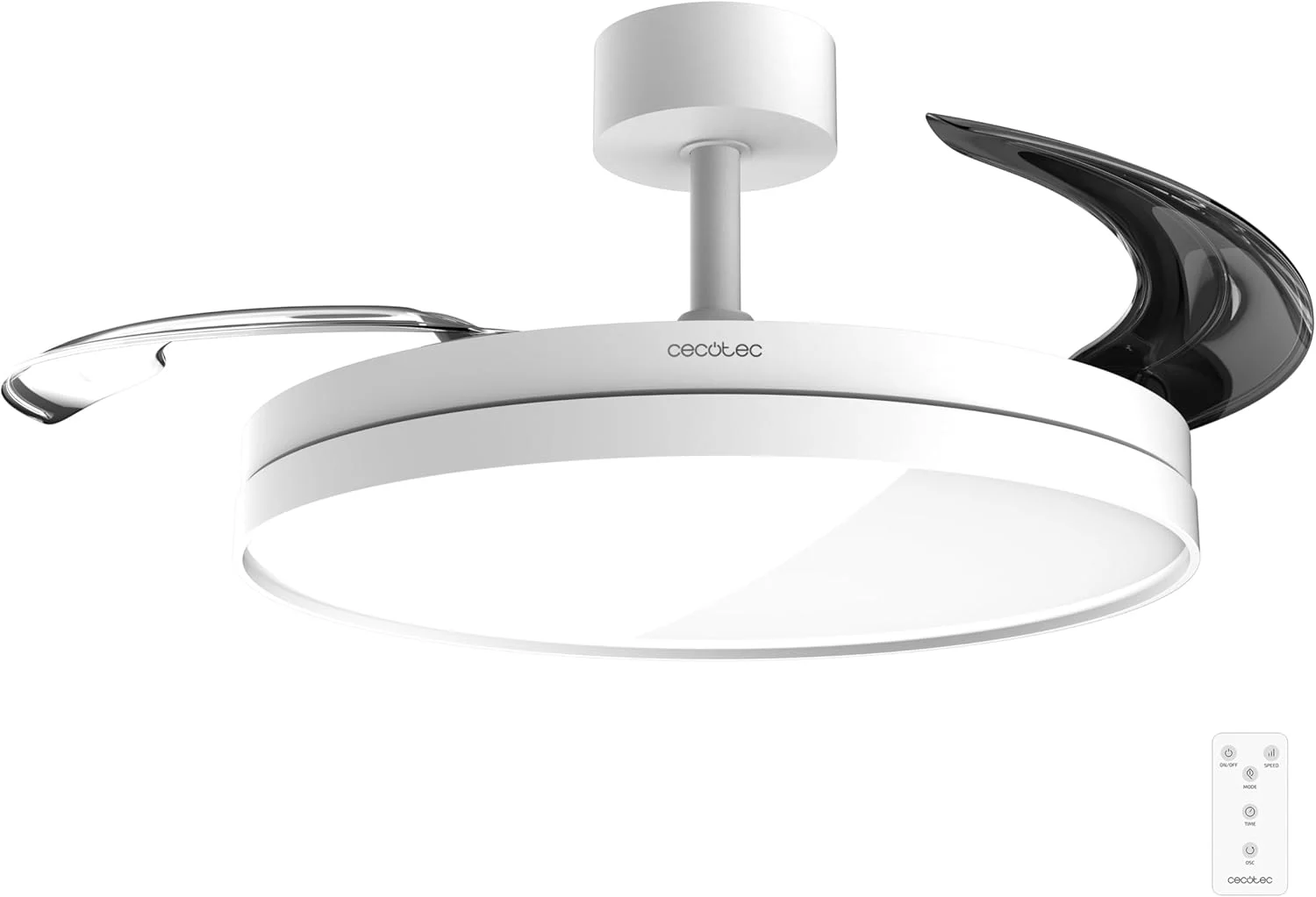 Cecotec EnergySilence ventilador techo con luz aspas retráctiles